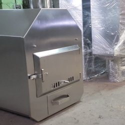 Vildmarksbad med udvendig ovn