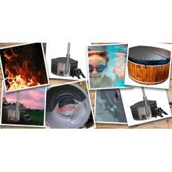 Vildmarksbad med indvendig ovn