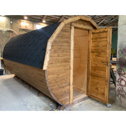 Sauna, rund, 2 meter, 4 personer