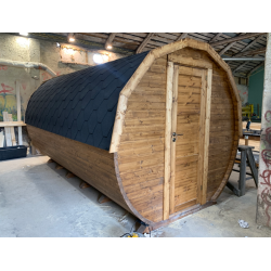 Sauna, rund, 2 meter, 4 personer