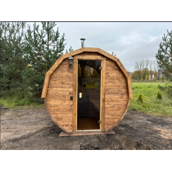 Sauna, rund, 2 meter, 4 personer