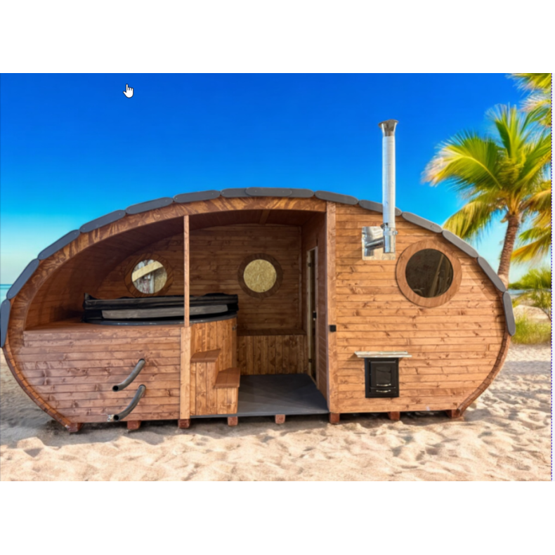 Vildmarksbad inkl. SAUNA