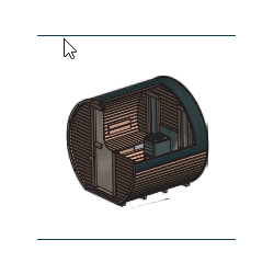 Anneks, Rund, 2 meter, 4m2