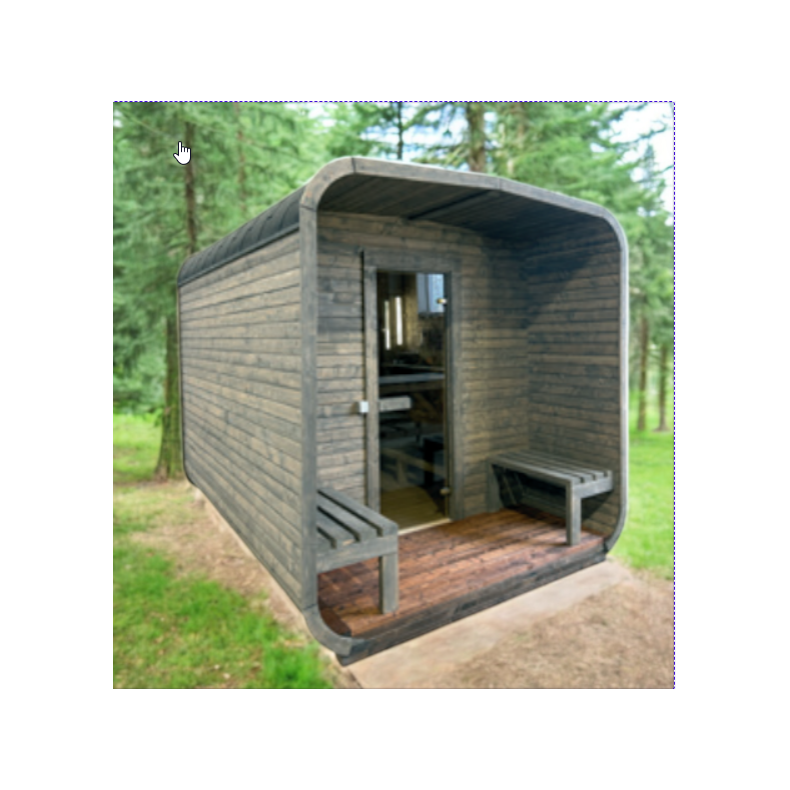 Sauna, "Model jonas", 3 meter, 6m2