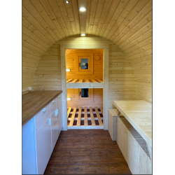 Anneks, Rund, 4 meter, 8m2