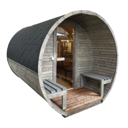 Sauna, rund, 3 meter, 6m2