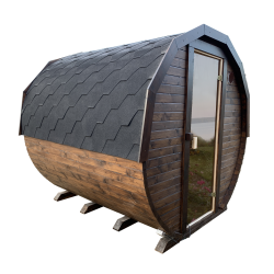 Sauna, rund, 2 meter, 4 personer