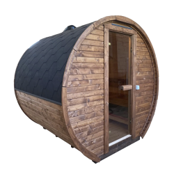 Sauna, rund, 2 meter, 4 personer