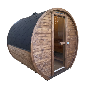 Sauna, rund, 2 meter, 4 personer