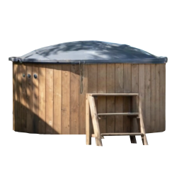 Vildmarksbad med indvendig ovn