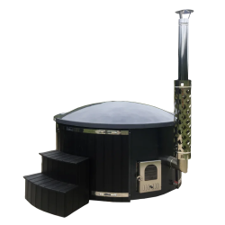 Vildmarksbad med indvendig ovn