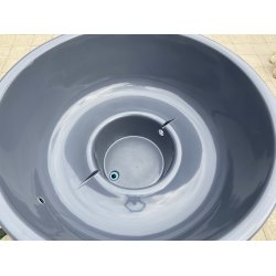 Vildmarksbad med udvendig ovn