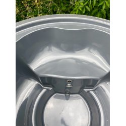 Vildmarksbad med indvendig ovn